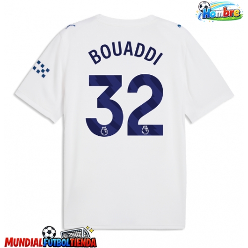 Camiseta Manchester City Ayyoub Bouaddi #32 Tercera Equipación Replica 2026-27 mangas cortas